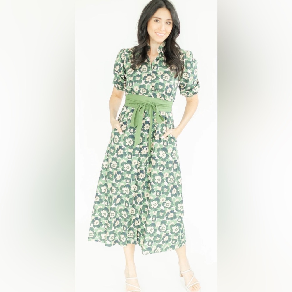 Victoria Dunn Leila Dress in Sycamore- XS